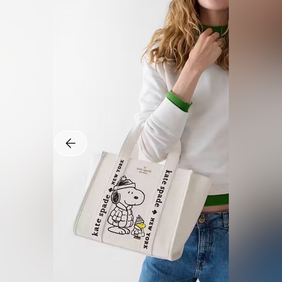 Peanuts X KSNY Snoopy Small Tote MSRP $399 - Picture 17 of 17